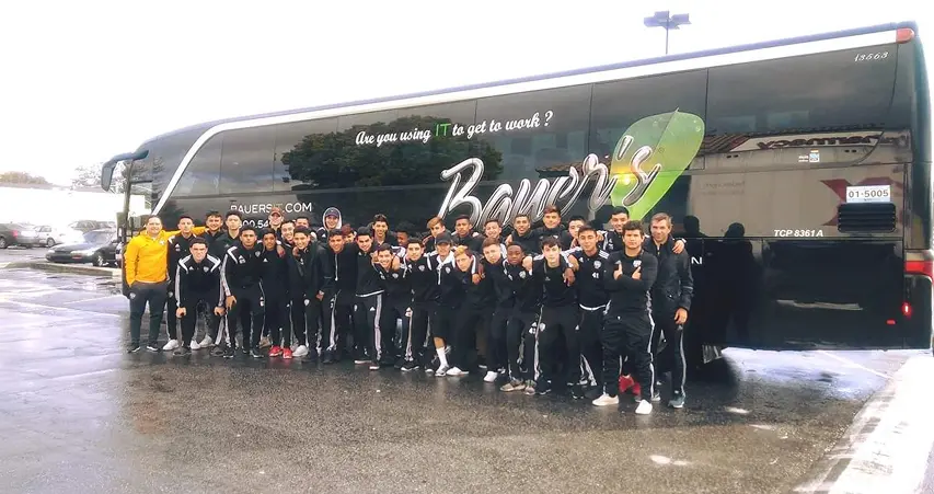 Sports Team Charter Bus