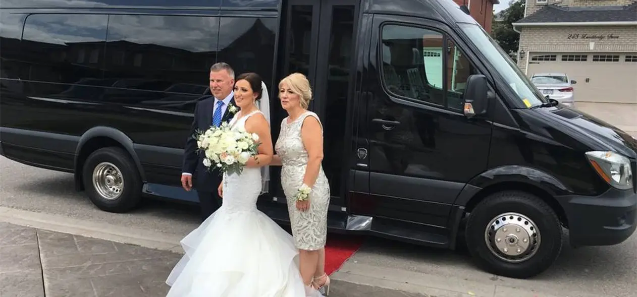 luxury wedding transportation
