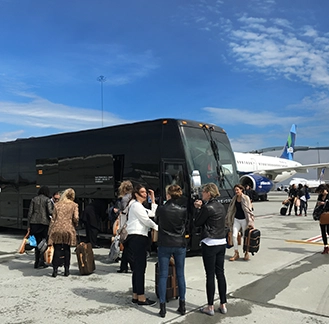 Integrated shuttle from hotel to airport shuttle