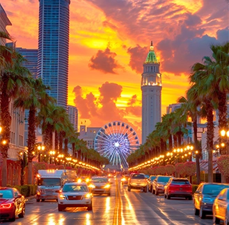 hotel shuttle for Tourist destinations and regional landmarks
